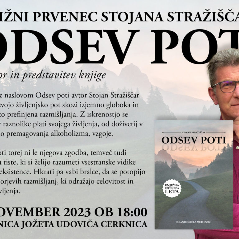 Stojan Stražiščar: Odsev poti - predstavitev knjige