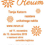 Rerum - Tanja Katern - razstava unikatnega nakita