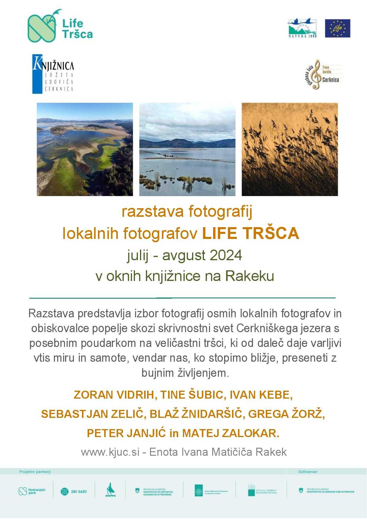 Razstava fotografij lokalnih fotografov LIFE TRŠCA