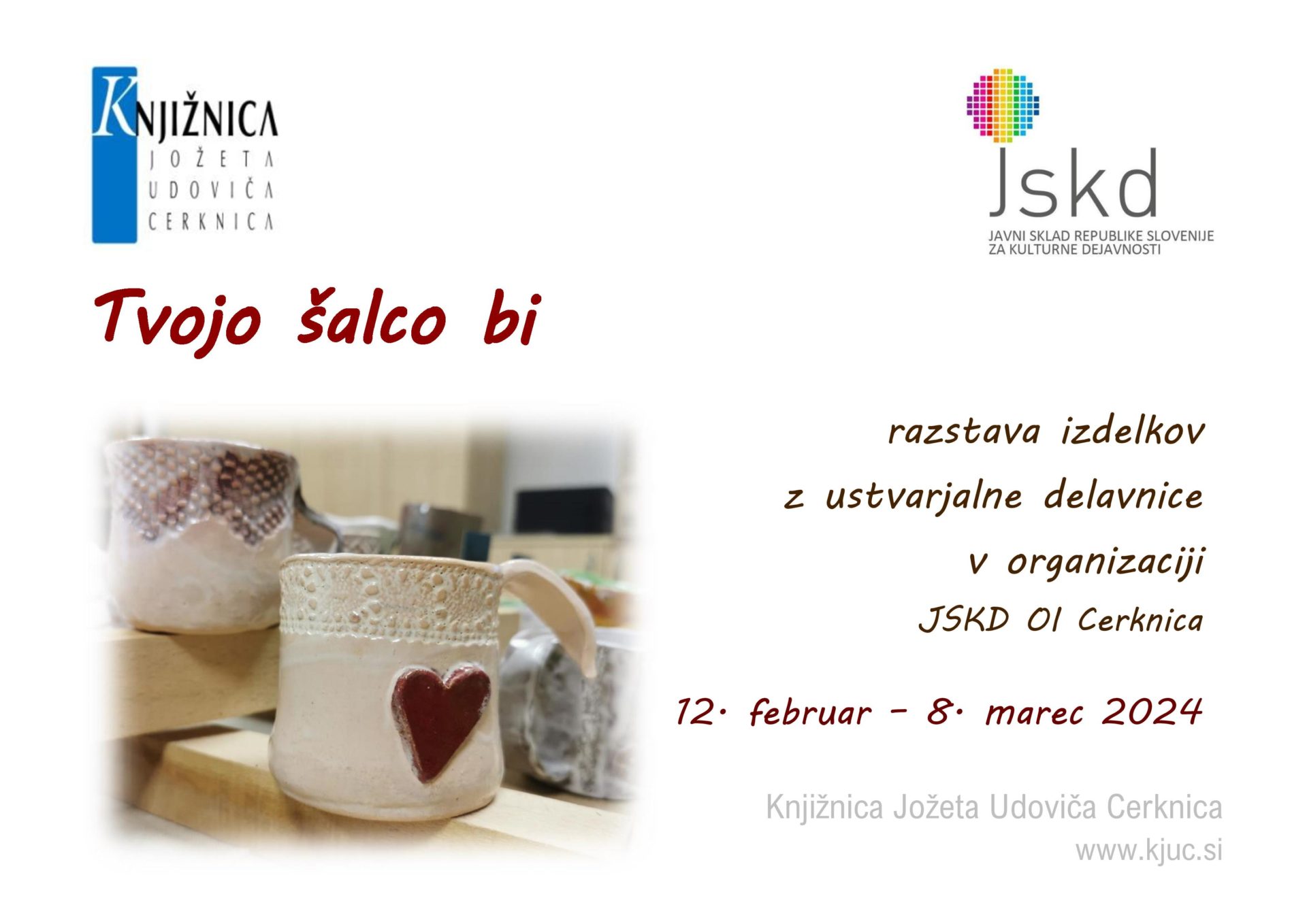 Tvojo šalco bi - razstava izdelkov z ustvarjalne delavnice