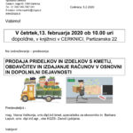 Prodaja pridelkov in izdelkov s kmetij, obdavčitev in izdajanje računov v osnovni in dopolnilni dejavnosti