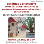 Cerknica v umetnosti skozi oči deklet in fantov iz Varstveno delovnega centra Postojna – Enota Cerknica