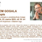 Viljem Gogala: Potopis - duhovni potopis s predstavitvijo knjige