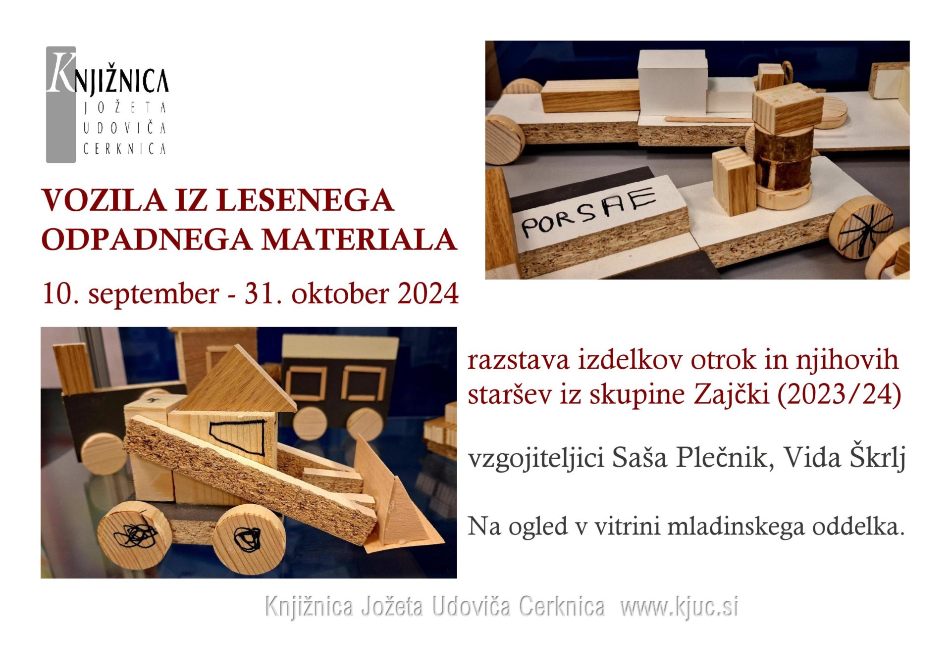 Vozila iz lesenega odpadnega materiala