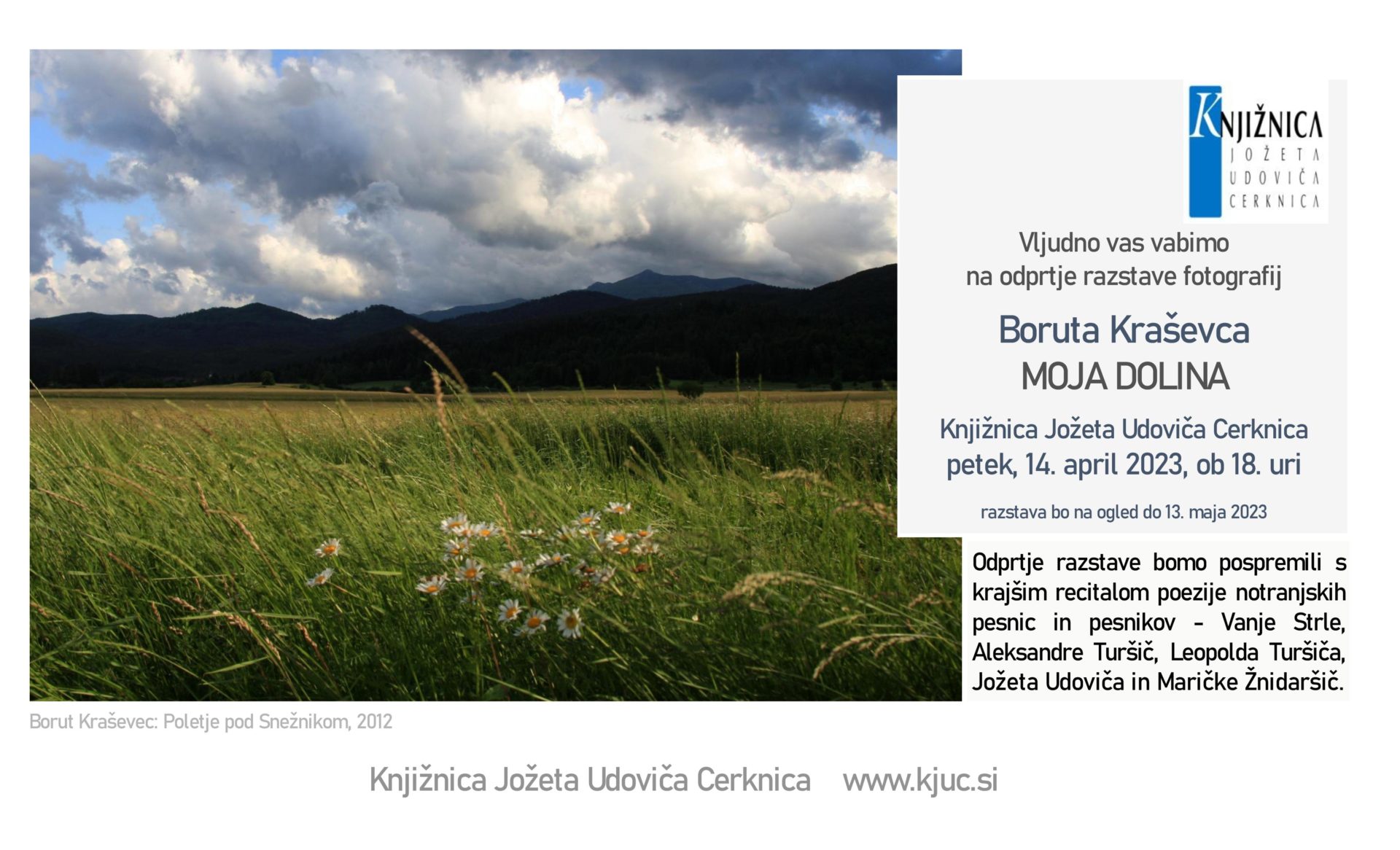 Borut Kraševec: Moja dolina - razstava fotografij