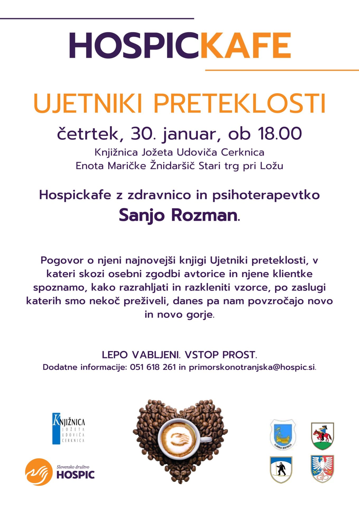 Hospickafe z dr. Sanjo Rozman: Ujetniki preteklosti