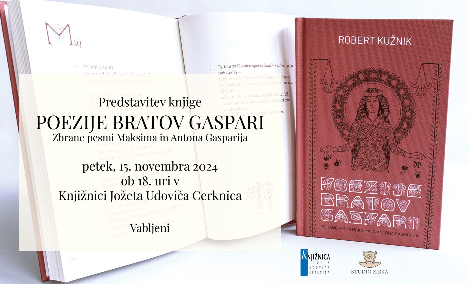 Poezije bratov Gaspari – zbrane pesmi Maksima in Antona Gasparija