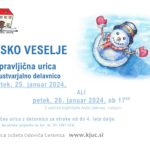 Zimsko veselje – pravljična urica  z ustvarjalno delavnico za otroke od 4. leta dalje