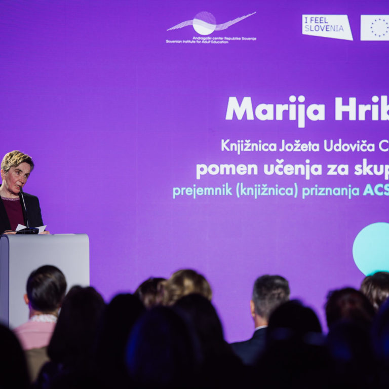 Direktorica Marija Hribar se je udeležila osrednje prireditve Andragoškega centra Slovenije v Narodni galeriji