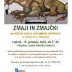 Zmaji in zmajčki – Mesto pravljic - pravljična urica z ustvarjalno delavnico za otroke od 4. leta dalje