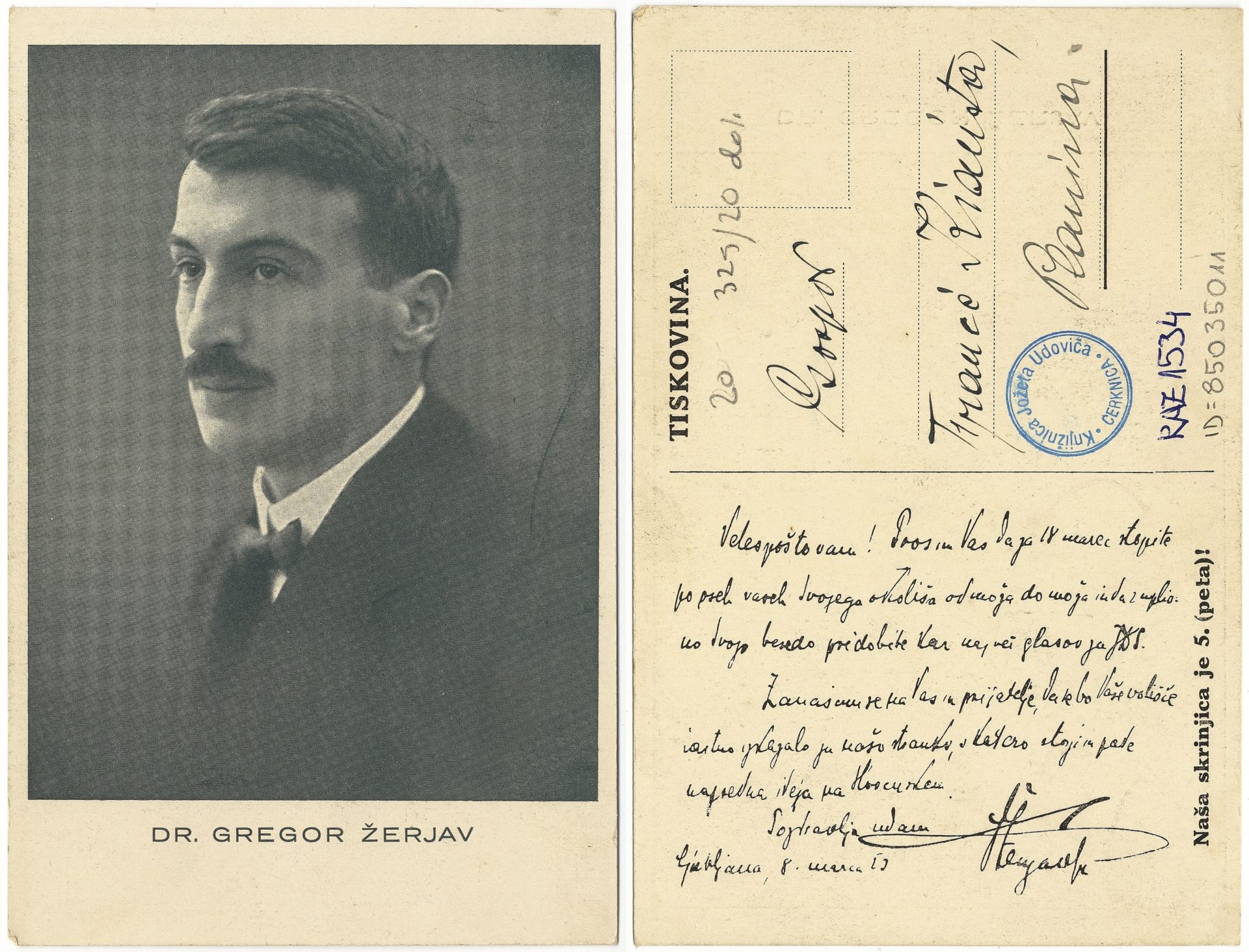 Zerjav Gregor 1920 0308 85035011 1534 - Znane osebnosti