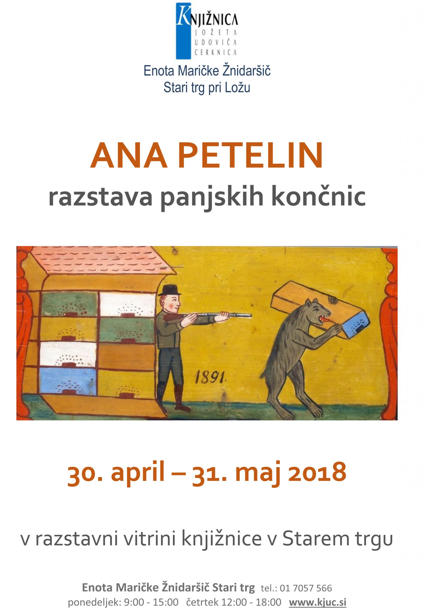 Ana Petelin: Razstava panjskih končnic