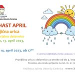 Muhast april - pravljična urica  z ustvarjalno delavnico