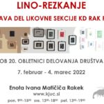 Lino-rezkanje: razstava del likovne sekcije KD Rak Rakek