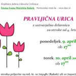 Pravljična urica z ustvarjalno delavnico za otroke od 4. leta dalje – Rakek