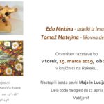 Edo Mekina in Tomaž Matejina - otvoritev razstave