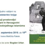 Predstavitev knjige: Tuji prostovoljci v Bosni in Hercegovini ter pojav bošnjaškega islamizma