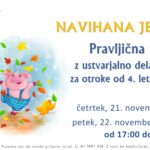 Pravljična urica z ustvarjalno delavnico za otroke od 4. leta dalje