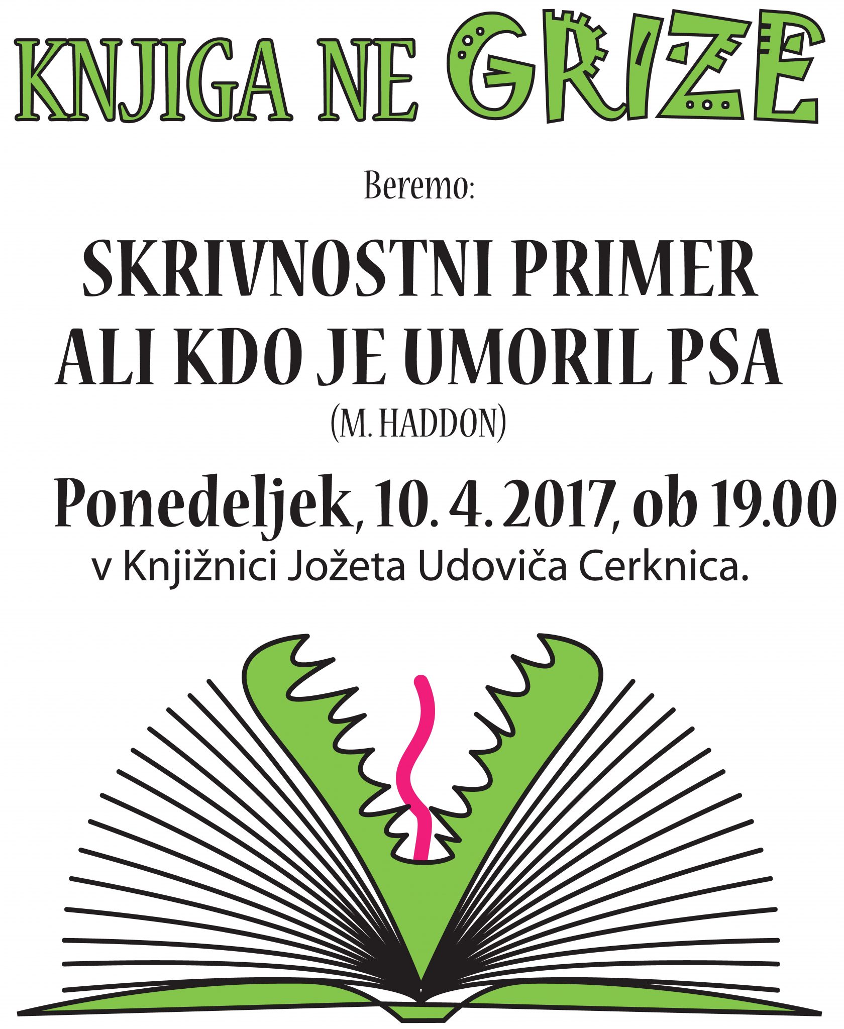 Knjiga ne grize: M. Haddon - Skrivnostni primer