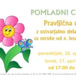 Pomladni cvet pravljična urica z ustvarjalno delavnico za otroke od 4. leta dalje