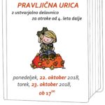 Pravljična urica z ustvarjalno delavnico za otroke od 4. leta dalje – Rakek