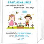 Pravljična urica z ustvarjalno delavnico za otroke od 4. leta dalje – Rakek