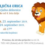 Pravljična urica z ustvarjalno delavnico za otroke od 4. leta dalje – Rakek
