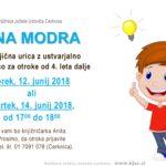 Ena modra pravljična urica z ustvarjalno delavnico za otroke od 4. leta dalje