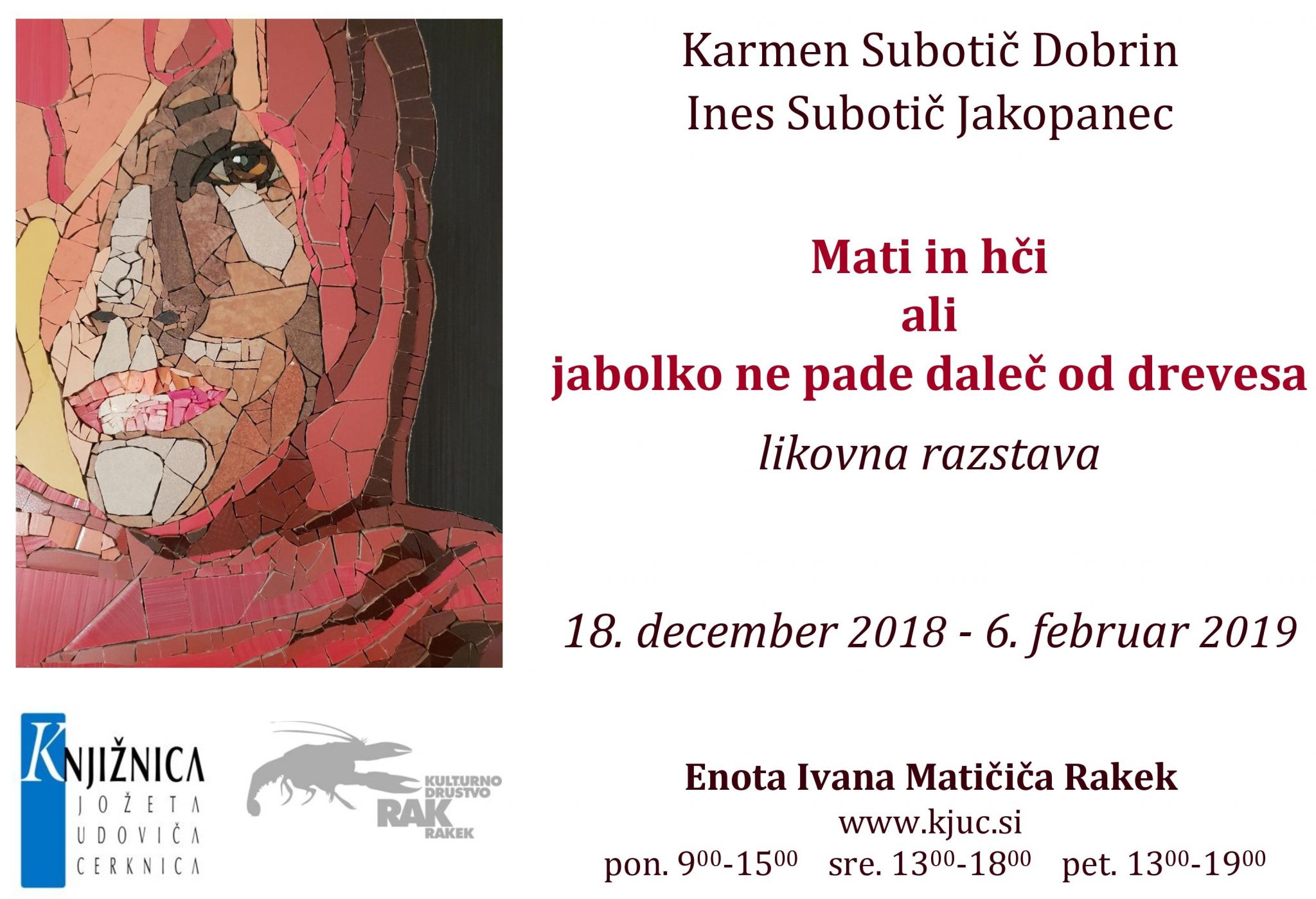 Mati in hči - razstava likovnih del