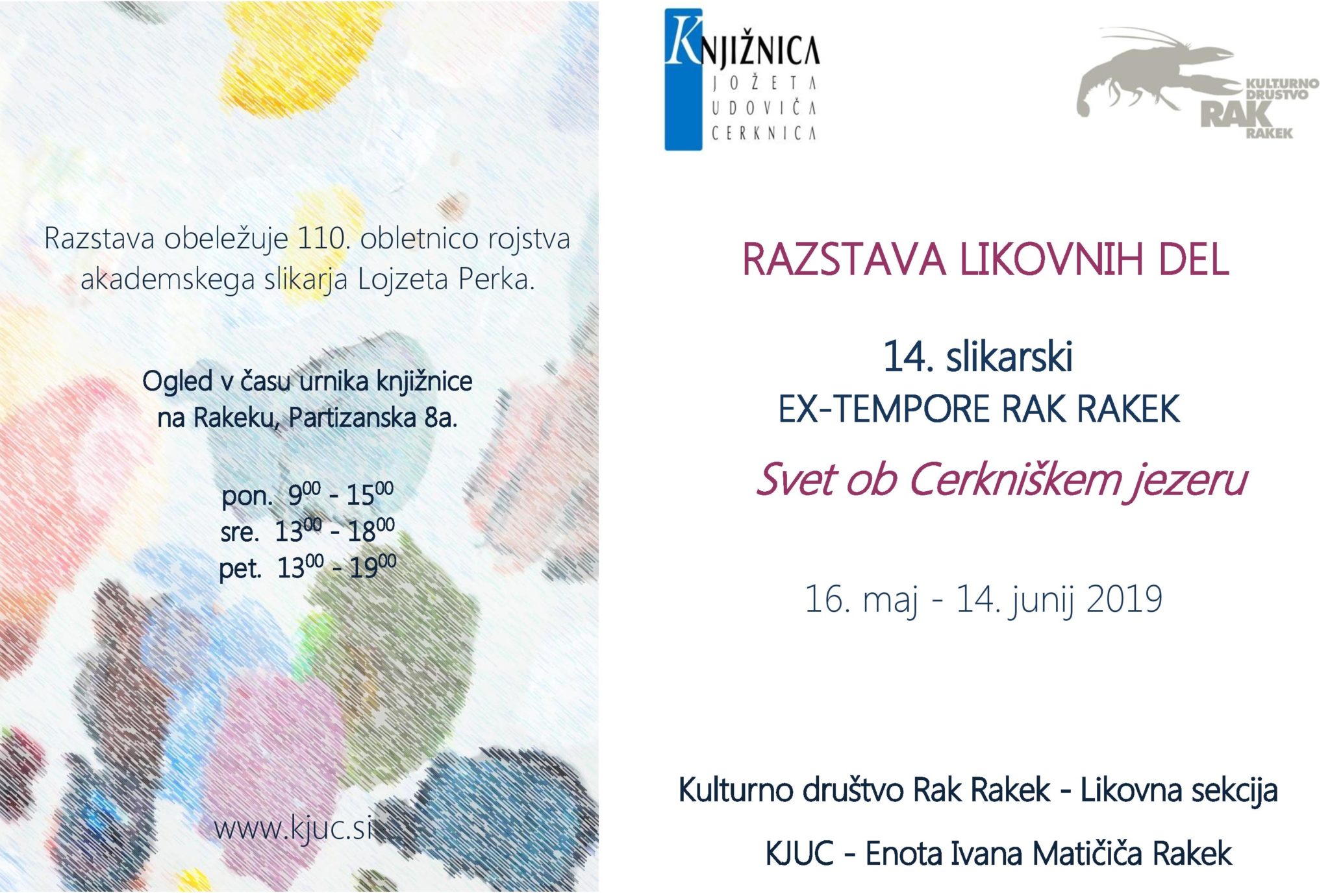 14. slikarski Ex-tempore Rak Rakek – razstava likovnih del