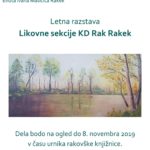 Razstave Likovne sekcije KD Rak Rakek