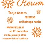 Rerum – Tanja Katern – razstava unikatnega nakita