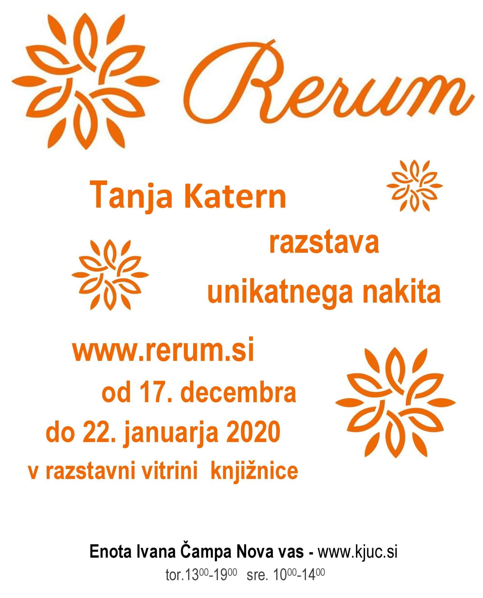 Rerum – Tanja Katern – razstava unikatnega nakita