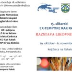 15. slikarski Ex-tempore Rak Rakek – razstava likovnih del