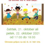 Pravljična urica z ustvarjalno delavnico za otroke od 4. leta dalje – Cerknica