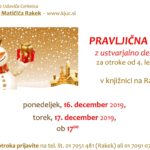 Pravljična urica z ustvarjalno delavnico za otroke od 4. leta dalje – Rakek
