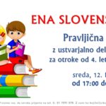 Pravljična urica z ustvarjalno delavnico za otroke od 4. leta dalje – Cerknica