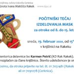 Počitniški tečaj izdelovanja mask - Rakek
