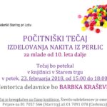 Počitniški tečaj izdelovanja nakita iz perlic