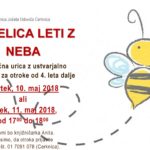 Čebelica leti v nebo pravljična urica z ustvarjalno delavnico za otroke od 4. leta dalje