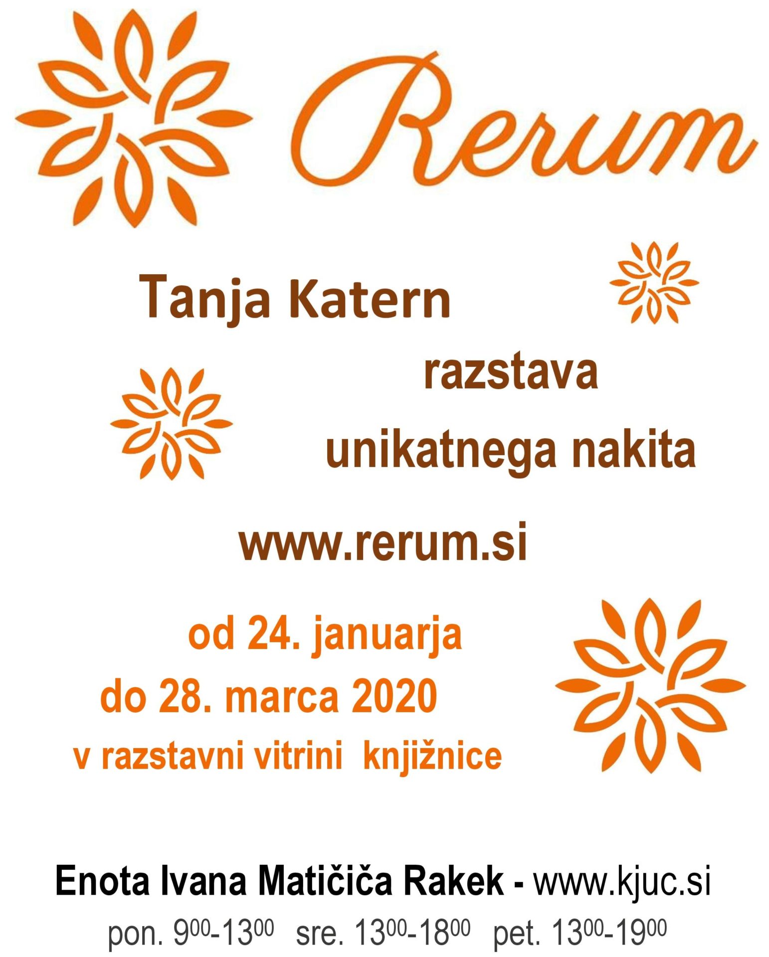 Rerum – Tanja Katern – razstava unikatnega nakita