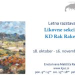 Letna razstava Likovne sekcije KD Rak Rakek