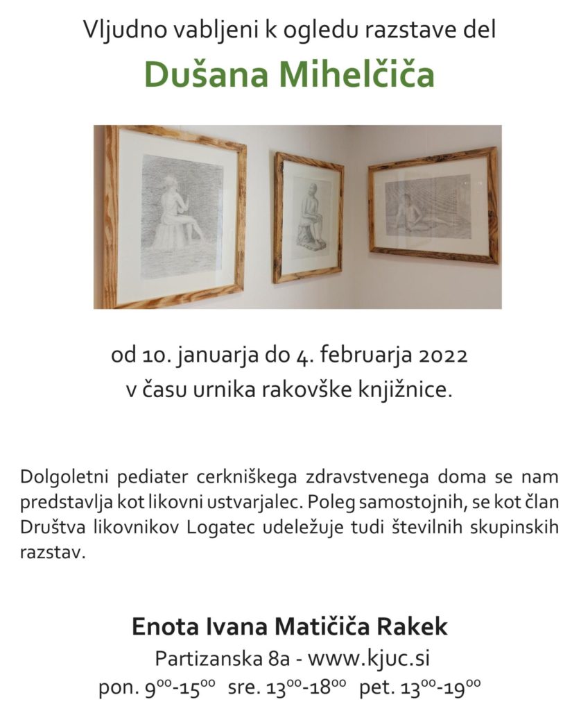 Razstava del Dušana Mihelčiča
