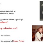 Glasbeni večer s poezijo Majde Radovič