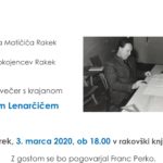 Večer s krajanom Edvardom Lenarčičem