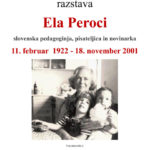 100-letnica rojstva pisateljice Ele Peroci