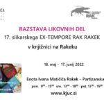 17. slikarski Ex-tempore Rak Rakek: razstava likovnih del