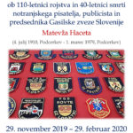Marinka Cempre Turk - razstava gasilskih našitkov