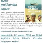 ODPOVEDANO – Cikel ruskega filma – Belo puščavsko sonce – akcijski film