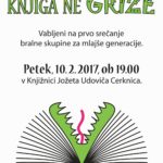 Knjiga ne grize - bralna skupina za mlajše generacije